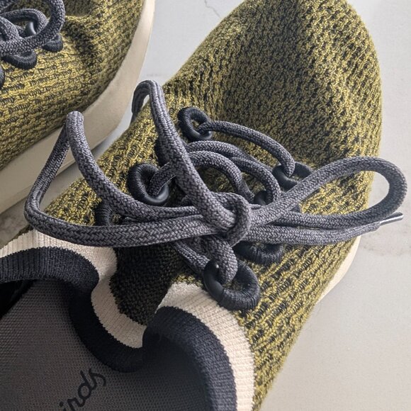 Allbirds Wool Runners Olive Green Sneakers Tree Dasher 2 M8.5 - Lightweight - Picture 10 of 14